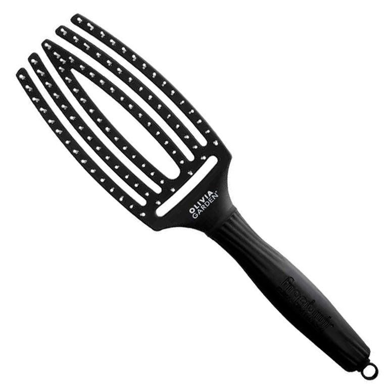 B7637 main1 svart Olivia Garden Fingerbrush Combo M