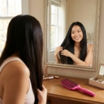 B7653 env1 hotpink Olivia Garden Fingerbrush Care ionic Hot Pink M